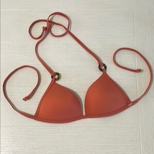 PINK Victoria’s Secret Burnt Orange Triangle Bikini Top